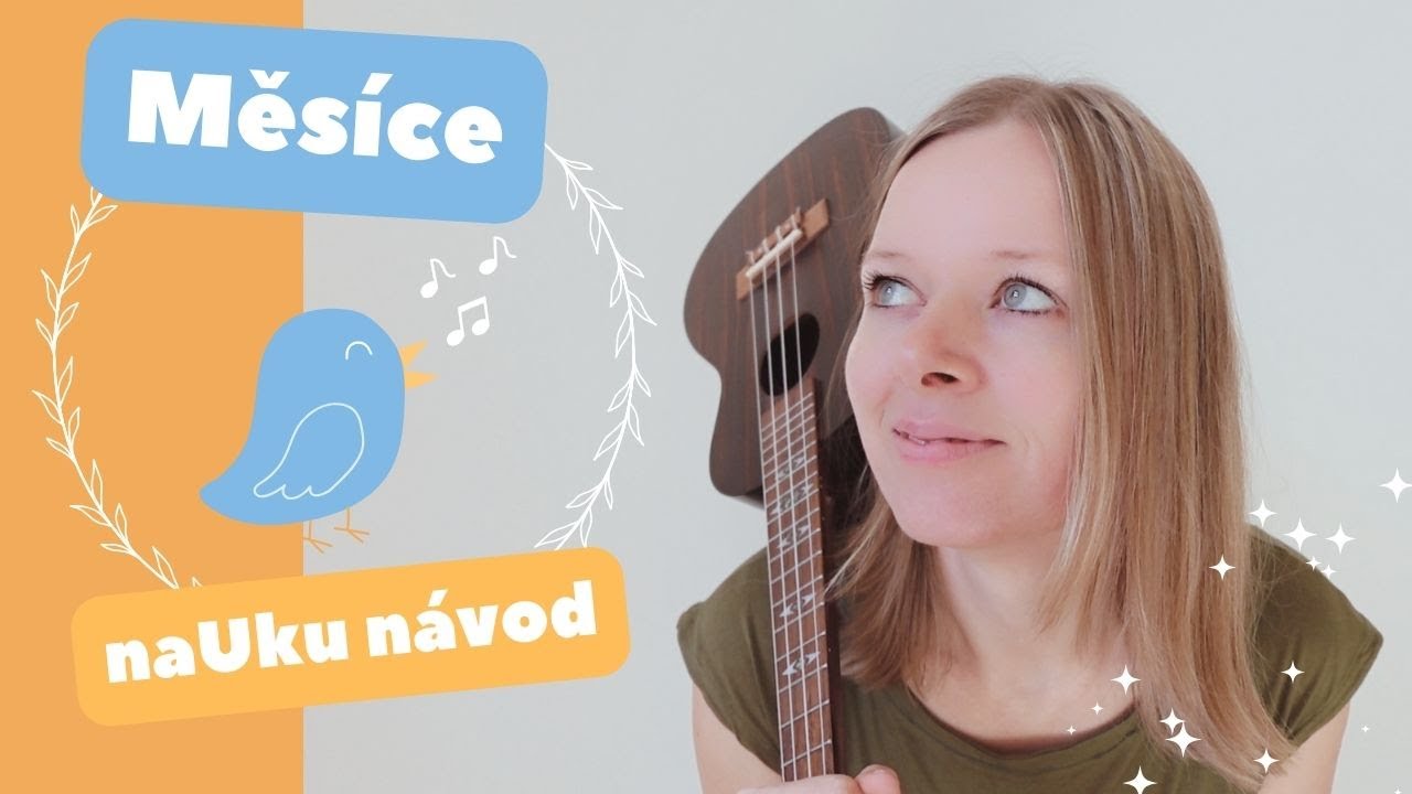 Jak hrát na UKULELE | Měsíce - Hradišťan
