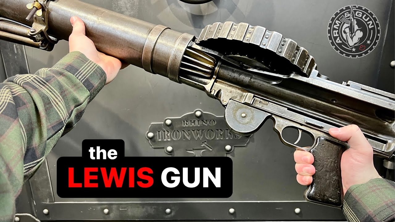The Legendary LEWIS GUN in 1 Minute (ends with Tragic Blooper 😰) #Shorts