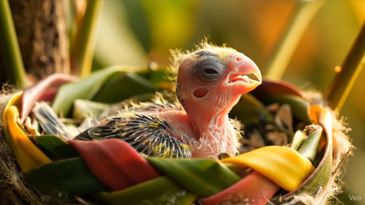 “First Breath of Life 🐣✨ | The Most Tender Baby Bird Moments Ever Captured in Cinematic Slow Motion”