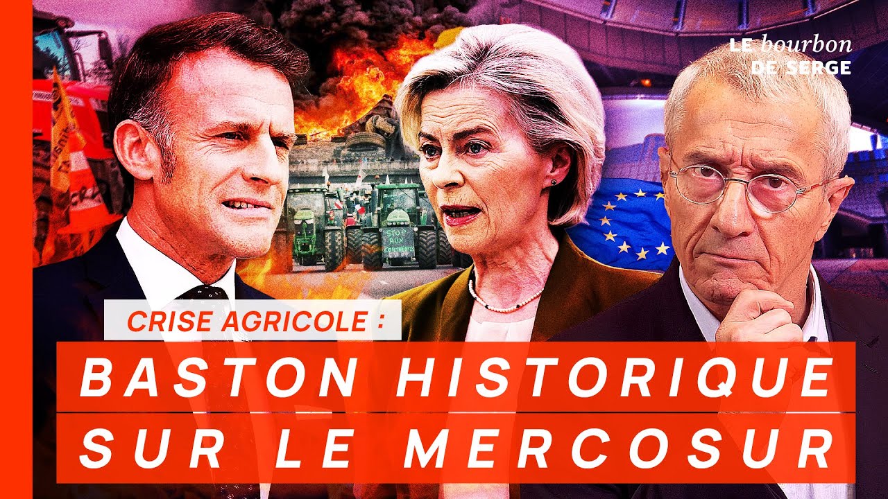 Crise agricole : BASTON HISTORIQUE SUR LE TRAITÉ DU MERCOSUR