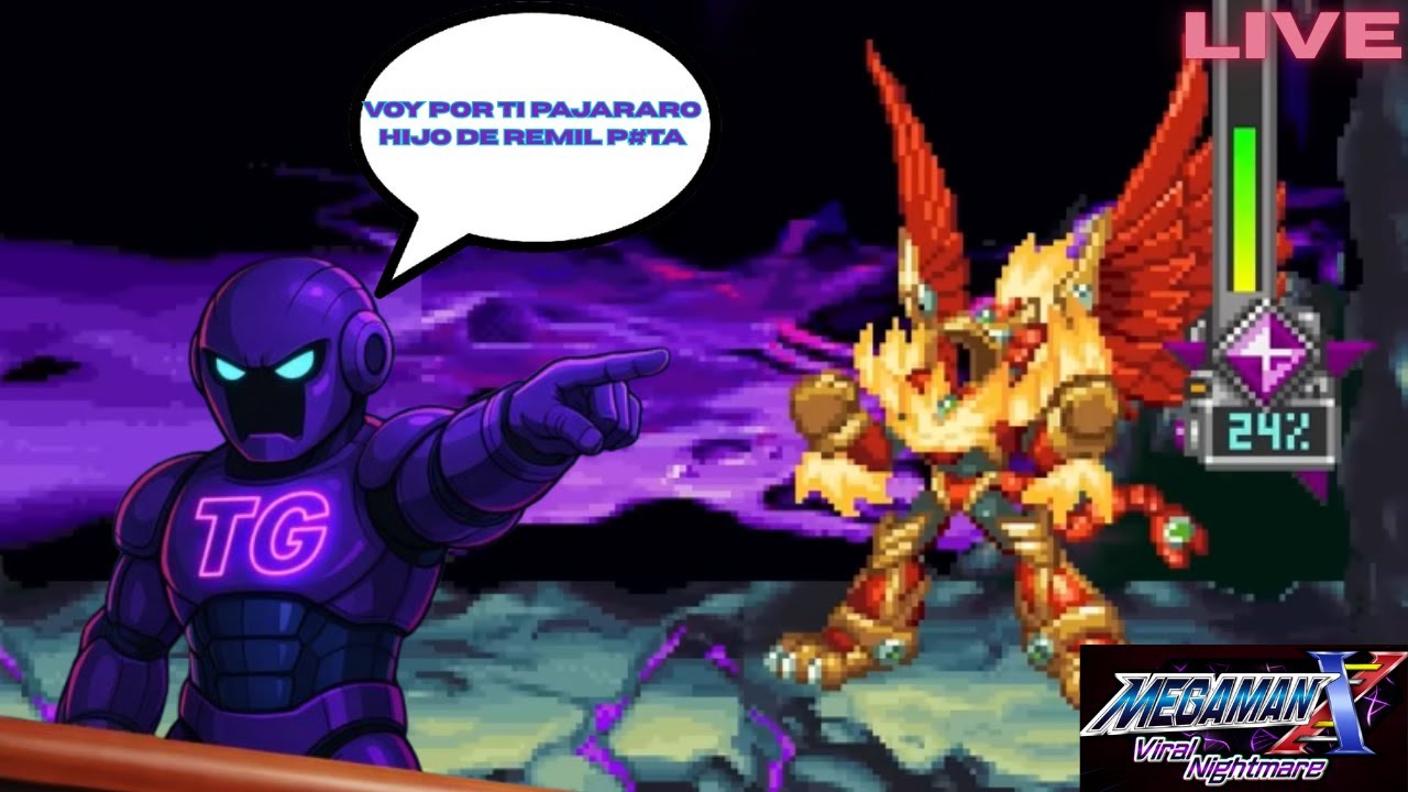 🔴VOY POR EL POLLO FELIZ Y LUEGO QUIEN SABE🔴(MEGAMAN X VIRAL NIGHTMARE (SE ME FUE EL INTERNET)