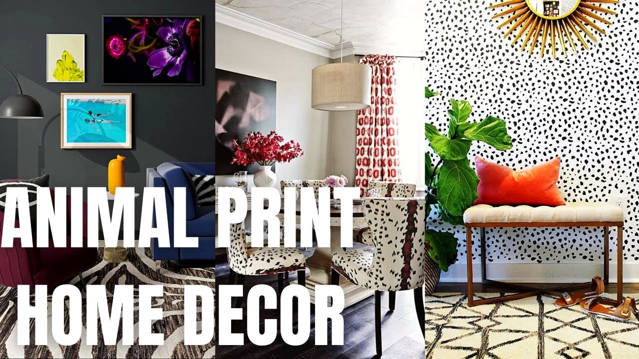 Stylish Animal Print Decor for Home. Animal Print Interior Decorating and Design.