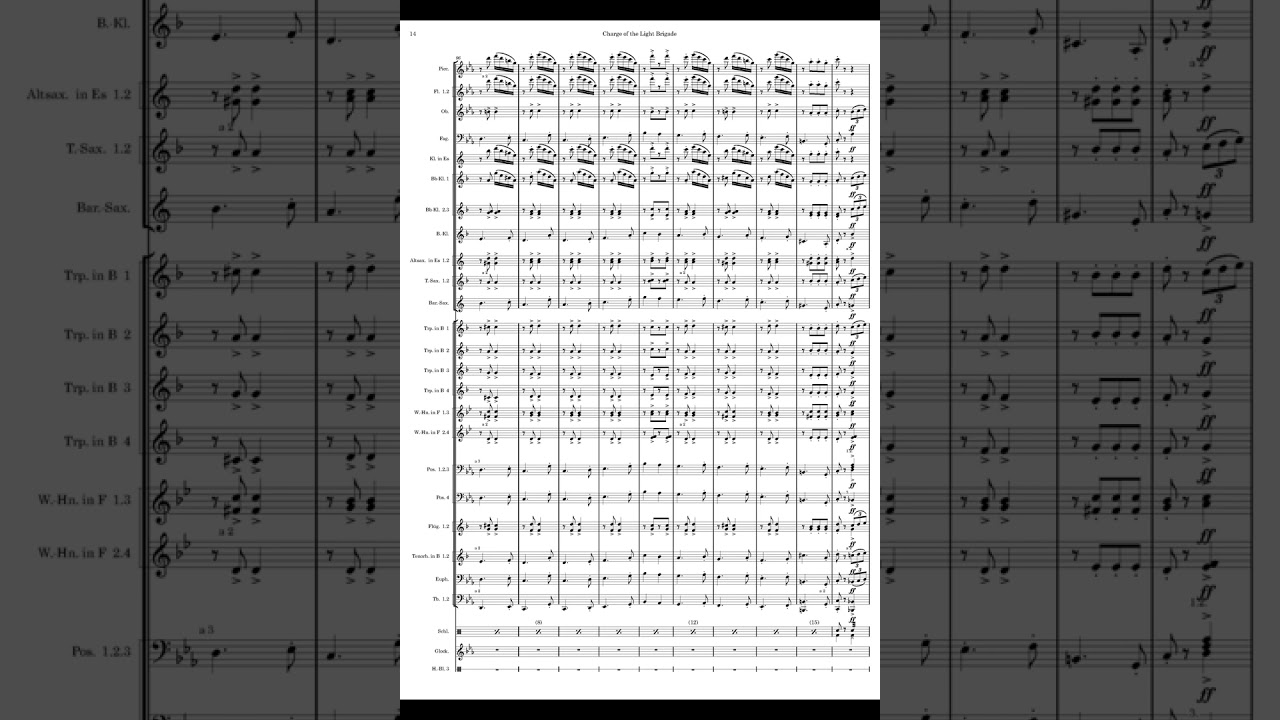 Charge of the Light Brigade  E.T. Paull/Arr. W. Crake