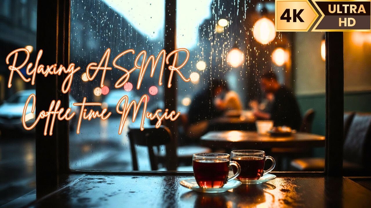 Relaxing ASMR | Meditation Music | Coffee Shop Ambience