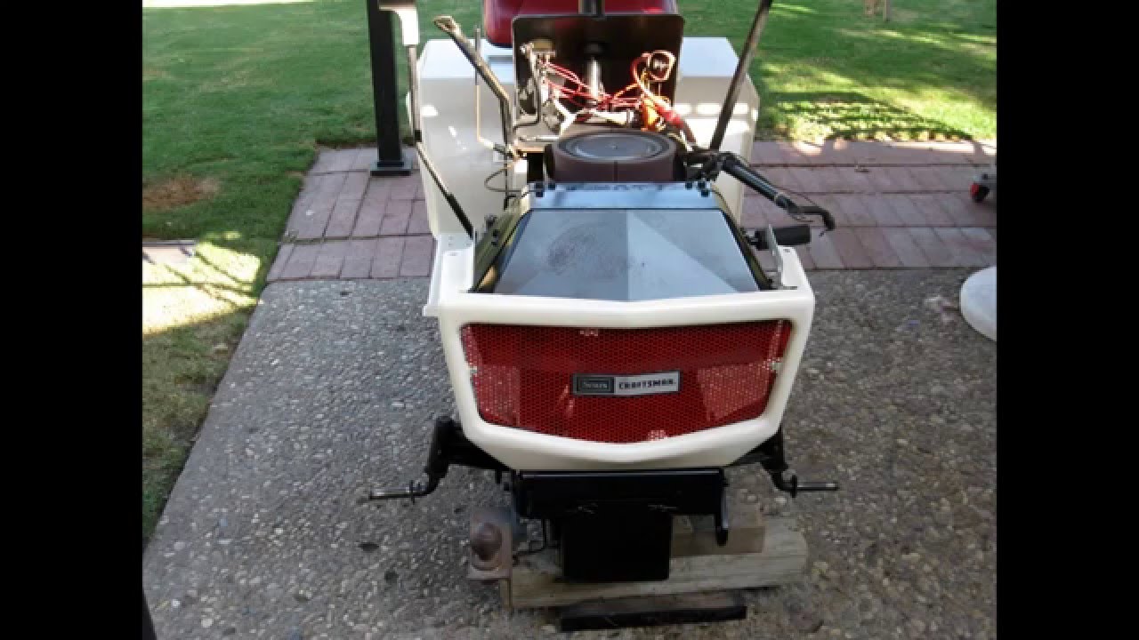 Craftsman Tractor Restoration