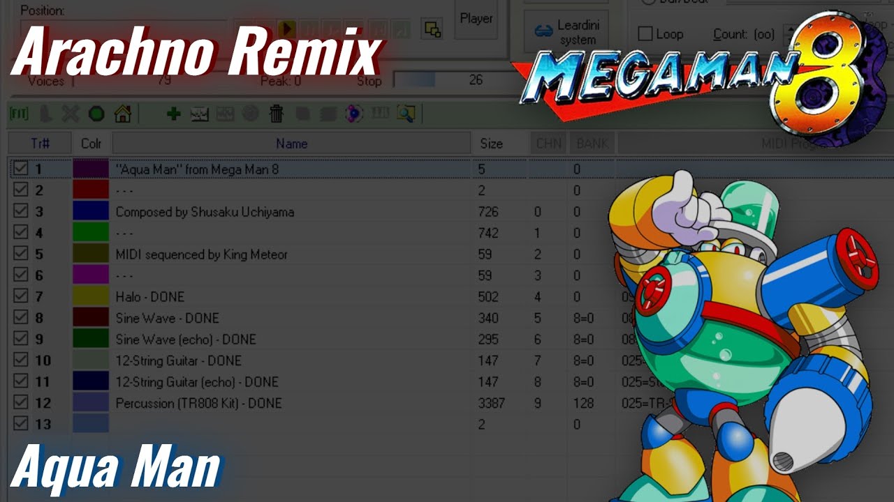 Aqua Man - Mega Man 8 (Arachno Soundfont Remix)