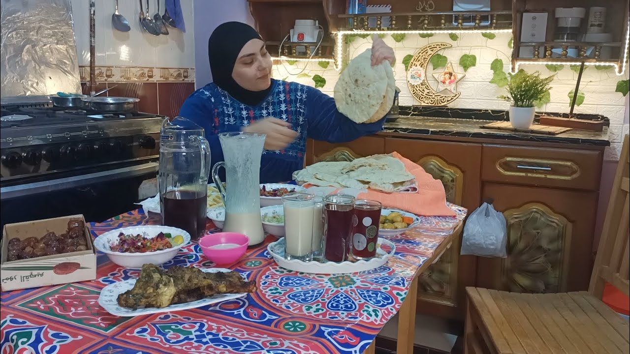 يومي في رمضان 🌛 يلا بينا نقضي اليوم سوا من أوله لاخره يوم في حياه ام 🥹