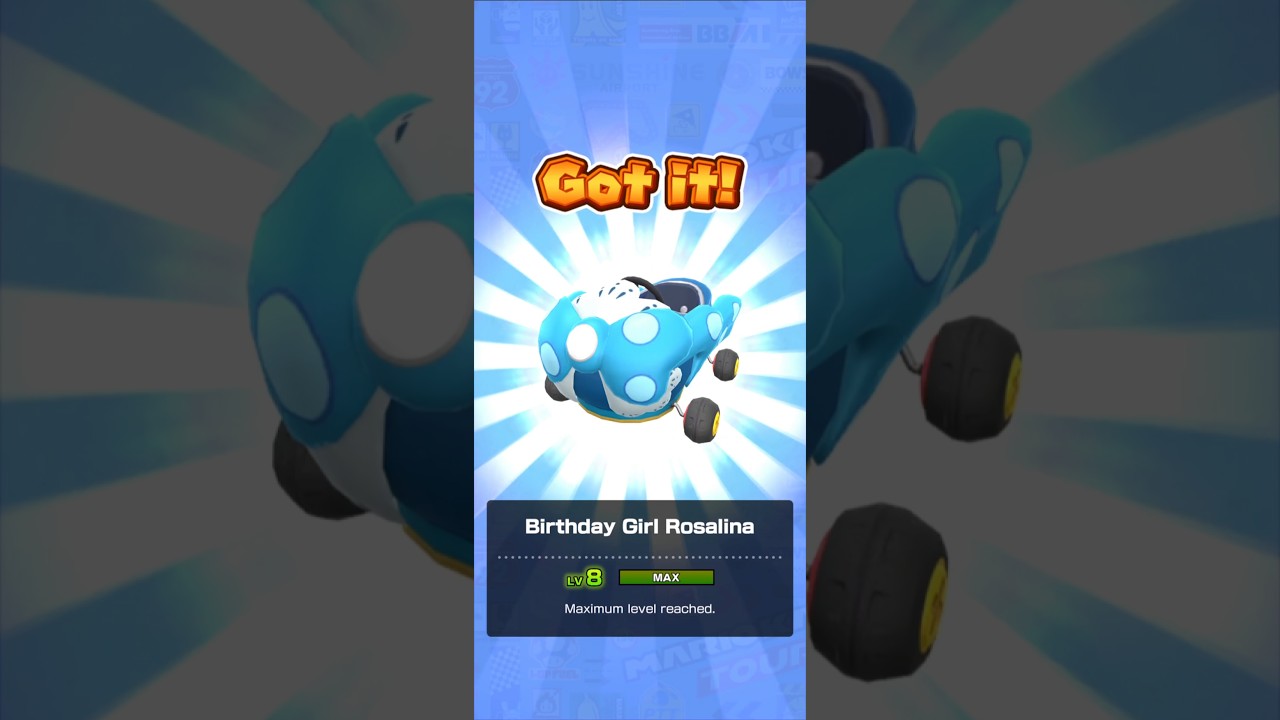 Mario Kart Tour (Online Multi-player Pipe) Got Birthday Girl Rosalina 🩵🎂🌠 (26-12-2025) 