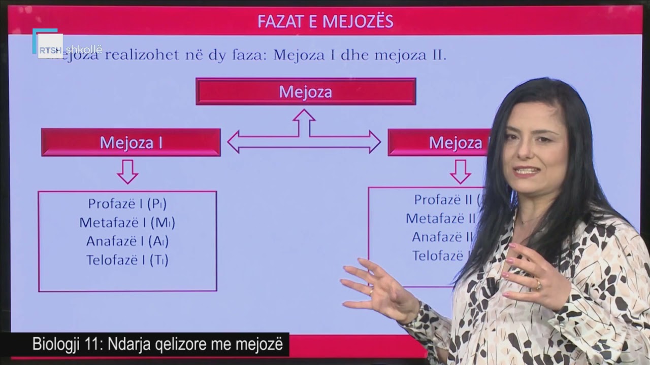 Biologji 11 - Ndarja qelizore me mejozë