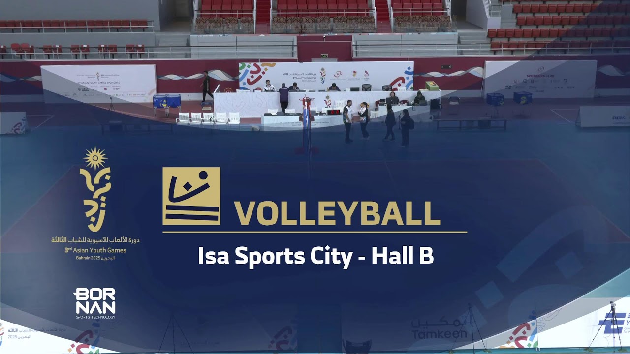 Asian Youth Games Bahrain -Volleyball Girls - Qatar VS Indonesia