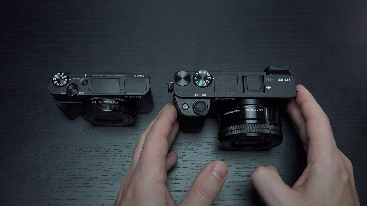 Sony A6300 vs RX100IV
