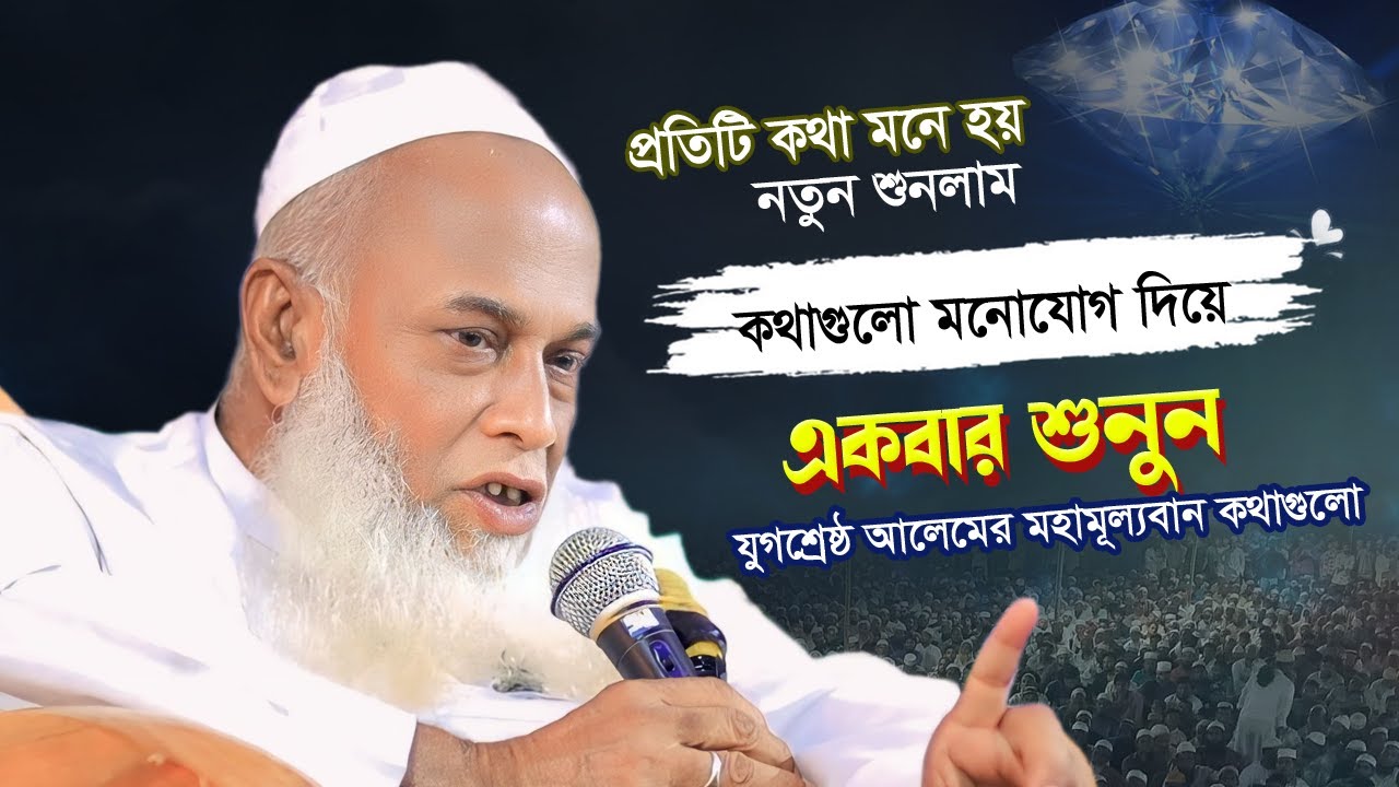 যুগ শ্রেষ্ঠ আলেমের প্রতিটি কথা মহামূল্যবান | Allama Nurul Haque Saheb |আল্লামা নুরুল হক সাহেব