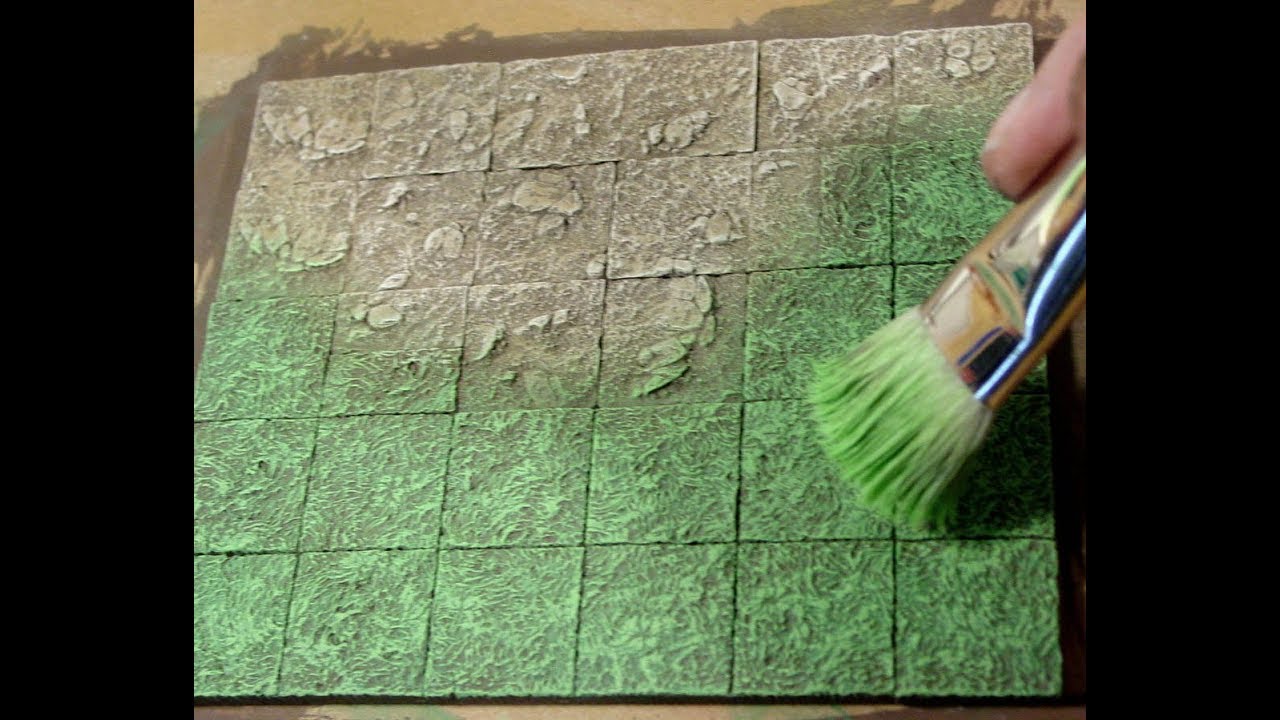 Painting Grass Dirt and Rock without using Ink Washes