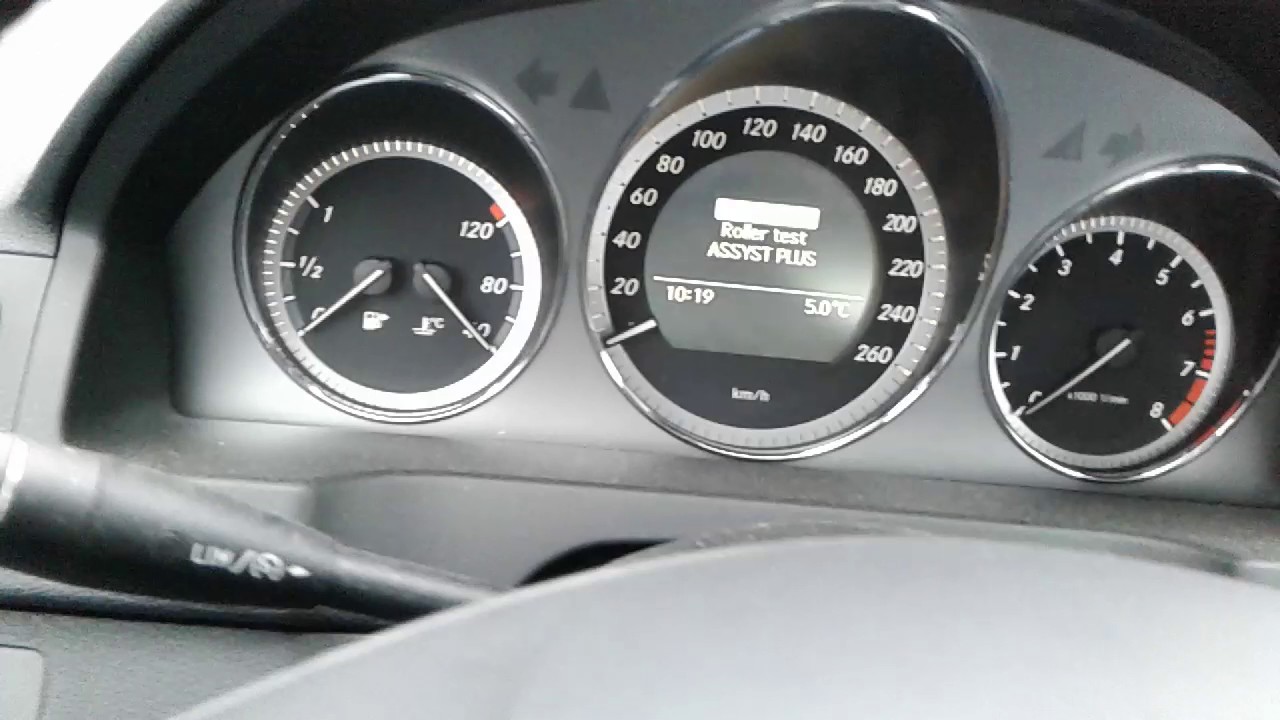 Kasowanie Inspekcji Mercedes C Klasa W204 Oil Service Indicator Light Reset Mercedes C Class W204