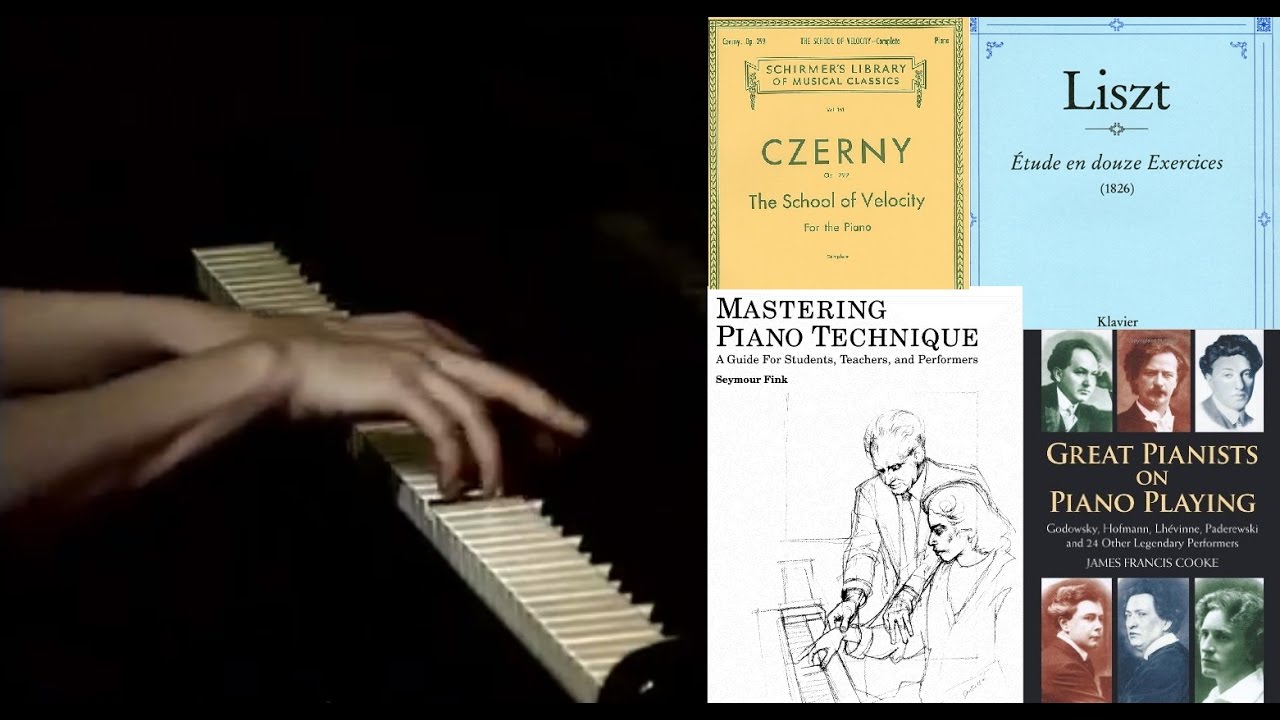 Libros de técnica y repertorio para pianistas avanzados.