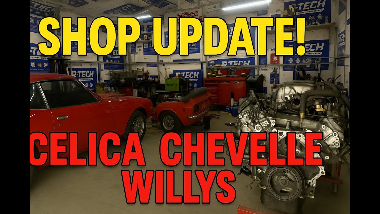 Shop Update! Project Progress on the Celica, Corvette, Willys & More | JP Street Performance