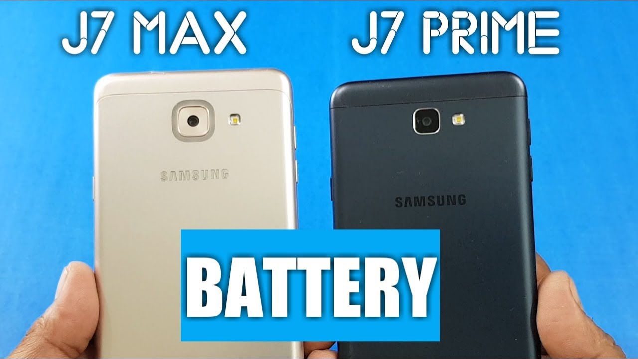 Samsung J7 Max vs Samsung J7 Prime Battery Comparison | True Test!