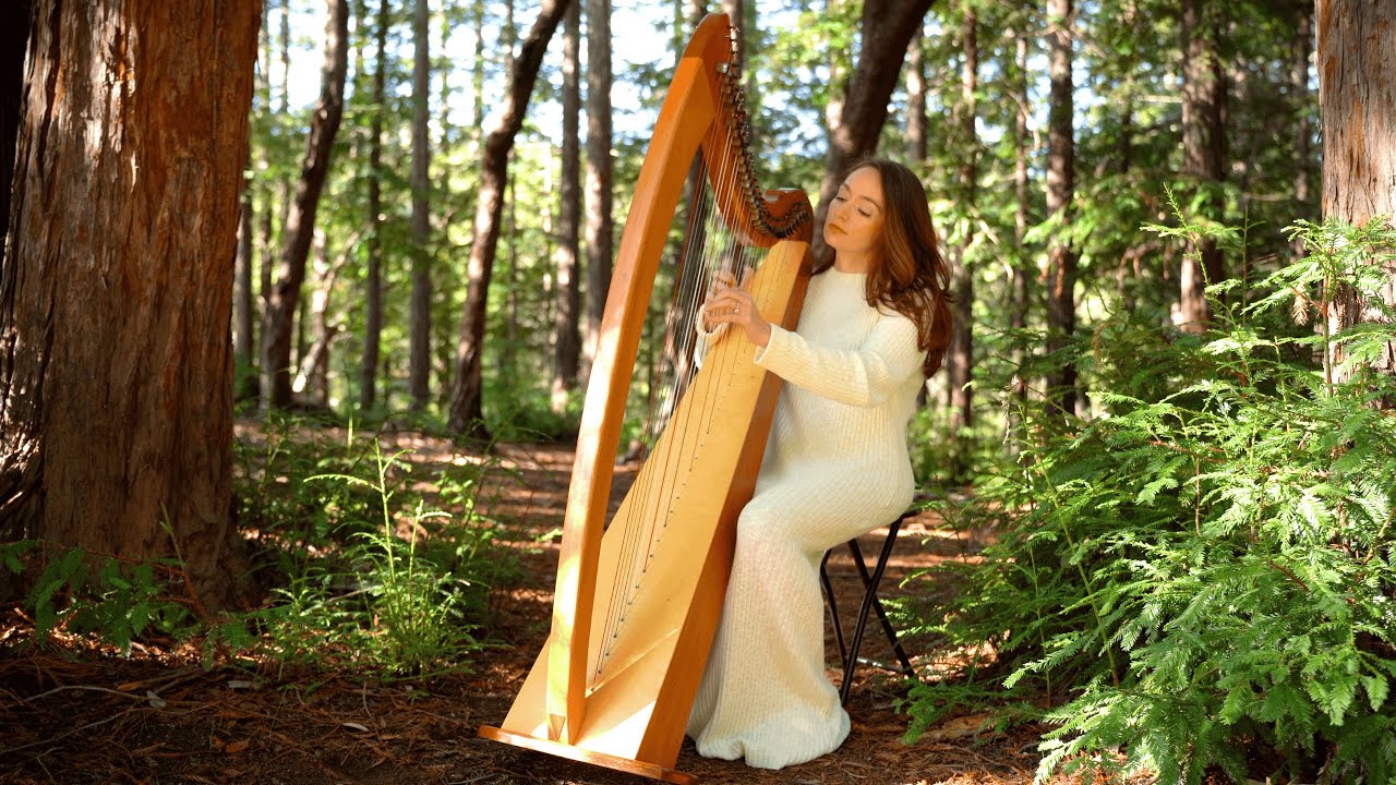 Calming Light: 1 Hour of Relaxing Harp Music | Sarah Bhalla