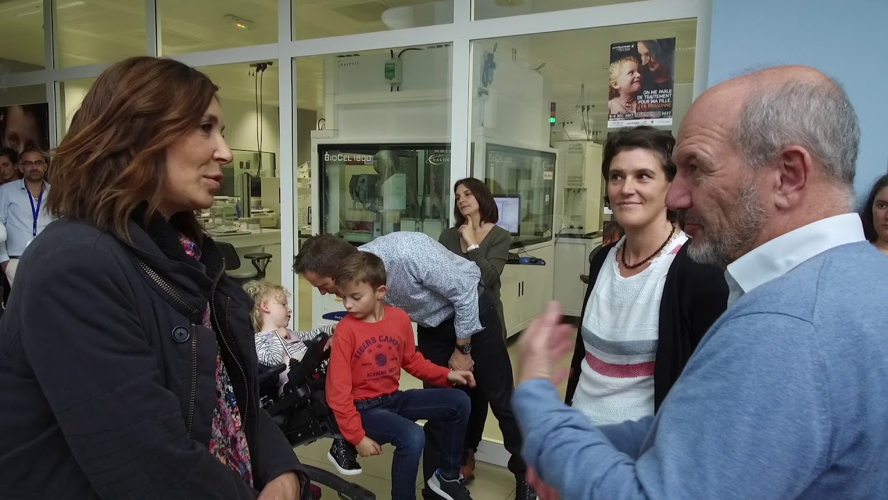 ZAZIE VISITE LES LABOS DU #TÉLÉTHON