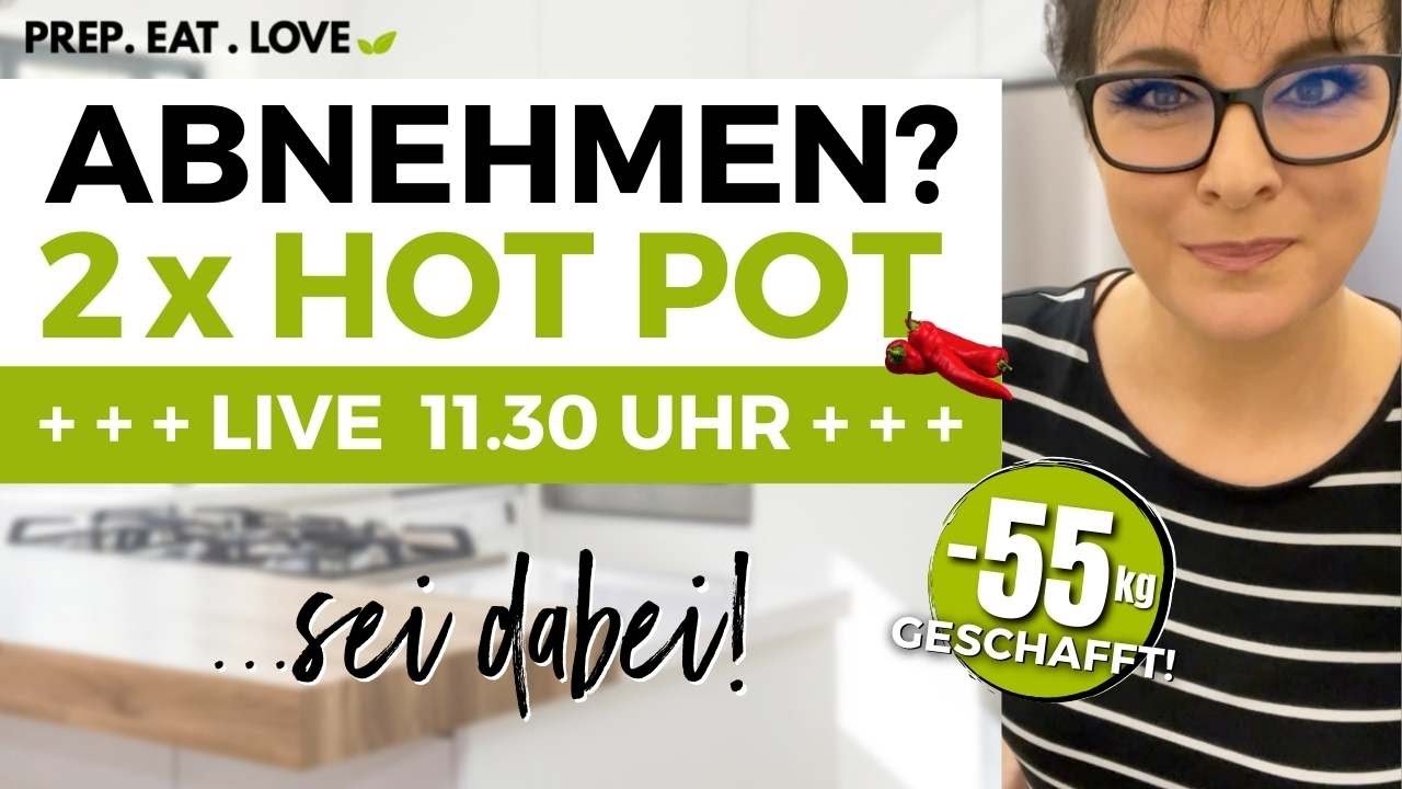 🌶  🌶  🌶  HOT HOT HOT - vegan oder mit Fleisch? Beides perfekt zum Abnehmen!