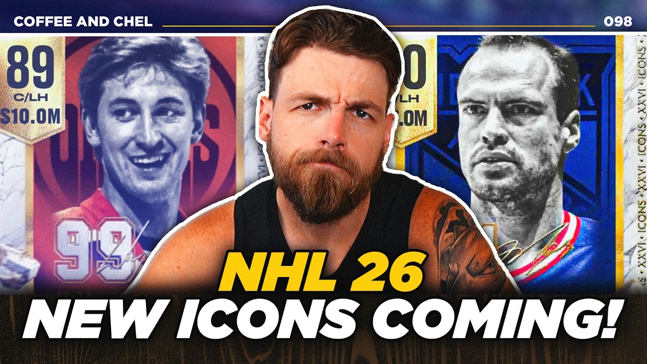 FIRST LOOK AT NEW ICONS! | NHL 26 COFFEE AND CHEL EP 98