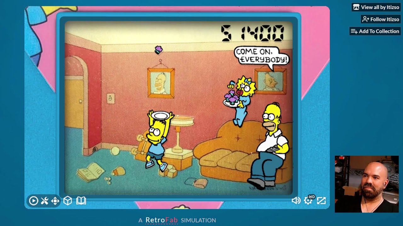 Bartman and Cupcake Crisis LCD handheld simulations - Gameplay w/commentary