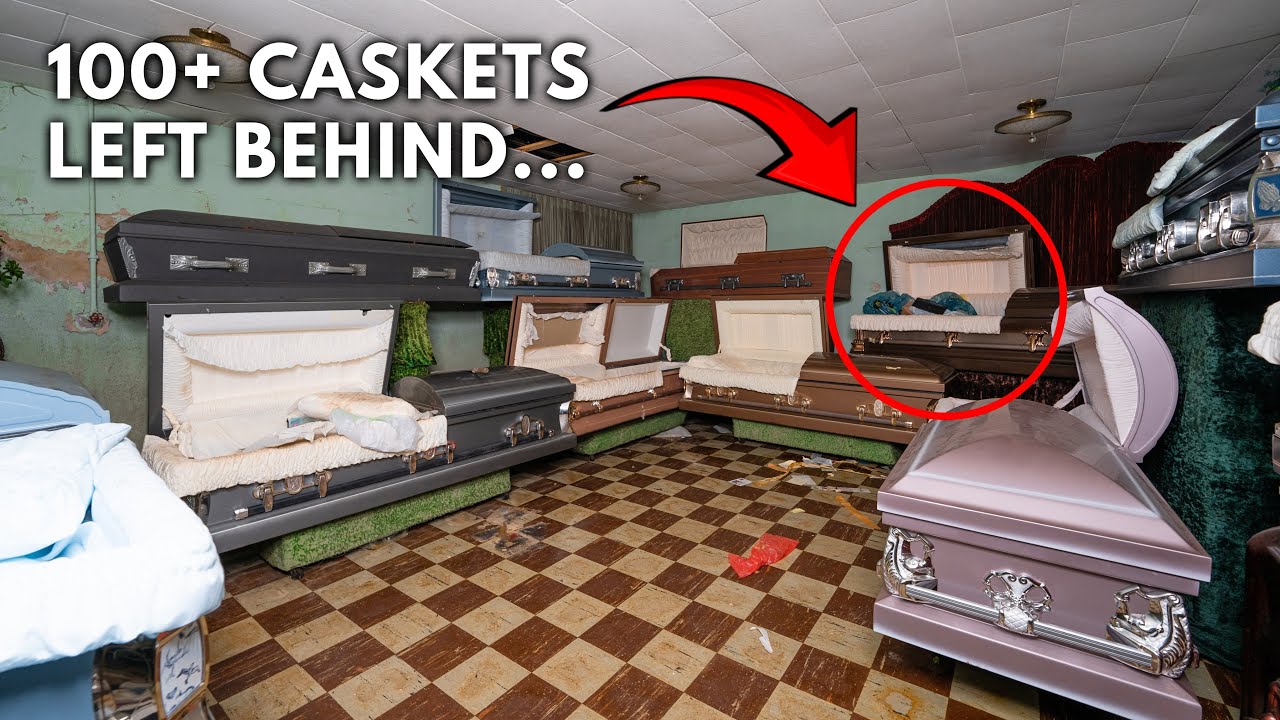 Exploring Abandoned Funeral Home at NIGHT... We Made a DARK Discovery!
