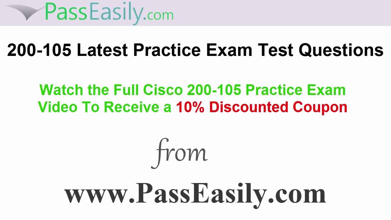 200-105 Cisco Exam 200-105 Test Questions PDF