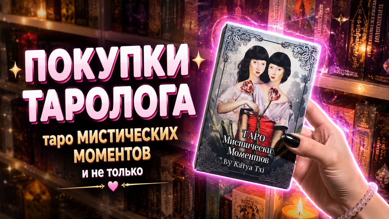 ПОКУПКИ ТАРОЛОГА 🔥 Таро МИСТИЧЕСКИХ МОМЕНТОВ 🔥 гадальные карты БУКВЫ СУДЬБЫ и маркер для торцов