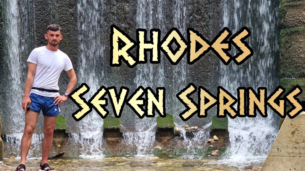 Discover Seven Springs: 🌊Captivating Oasis on Rhodes 🇬🇷 | Ancient Aqueducts & Greek Delicacies! 🥙