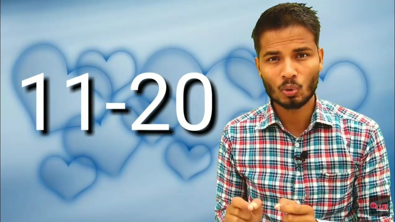 Learn Hindi - Numbers 11 to 20 with Master ji Rizwan
