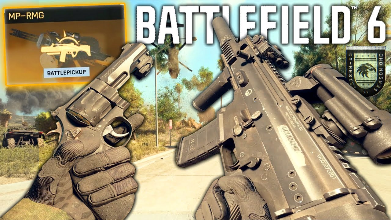 .300 Blackout SCAR-SC, NEW Minigun, Railgun Launcher & Magnum in Battlefield 6 Gameplay