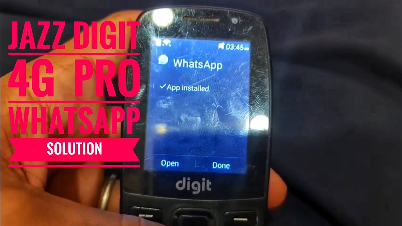 Jazz Digit 4g Pro Whatsapp install blocked compatibility  error  solution code #jazz #cm2022