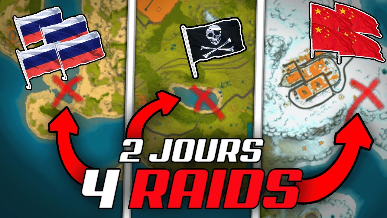 J'ME SUIS FAIS RAID 4 FOIS EN 2 JOURS | Rust Fr