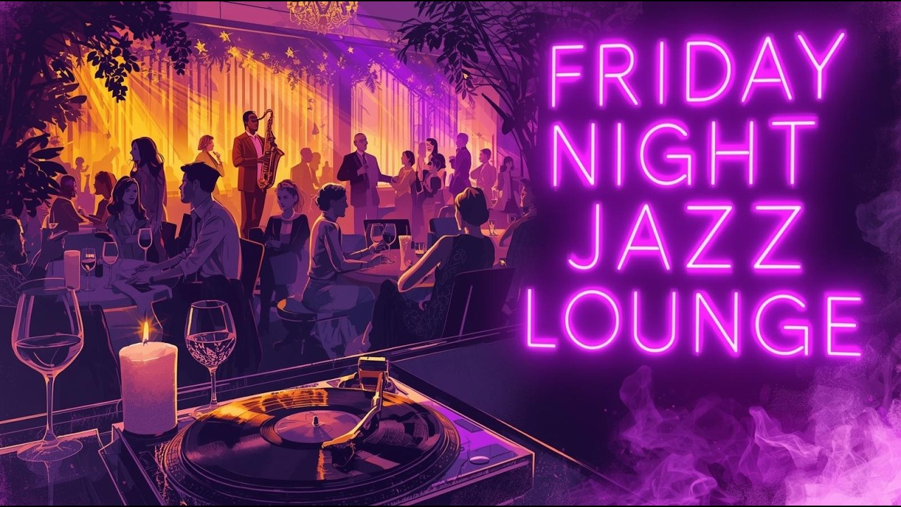 🍷 Friday Night Jazz Lounge with Purple | Smooth Chill & Wine Vibes