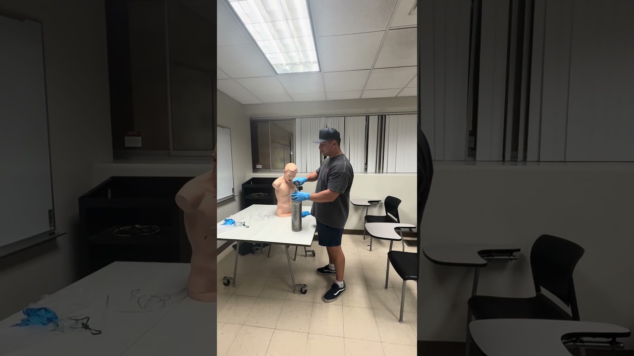 Video demo oxygen administration