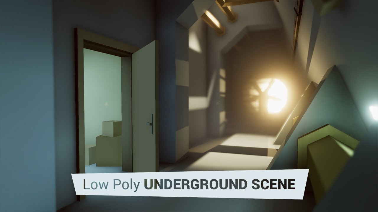 Unity - Low Poly Underground Scene