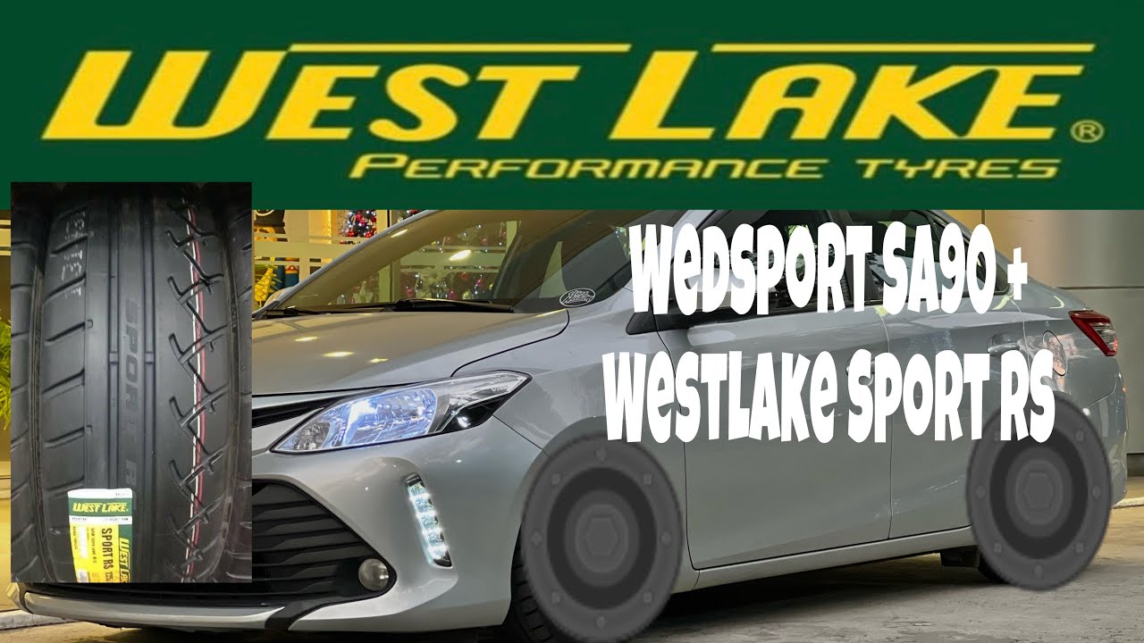 NEW Tires installed Westlake Sport RS with Japan Rims (WedsSport SA90) fitment on Vios Gen 3