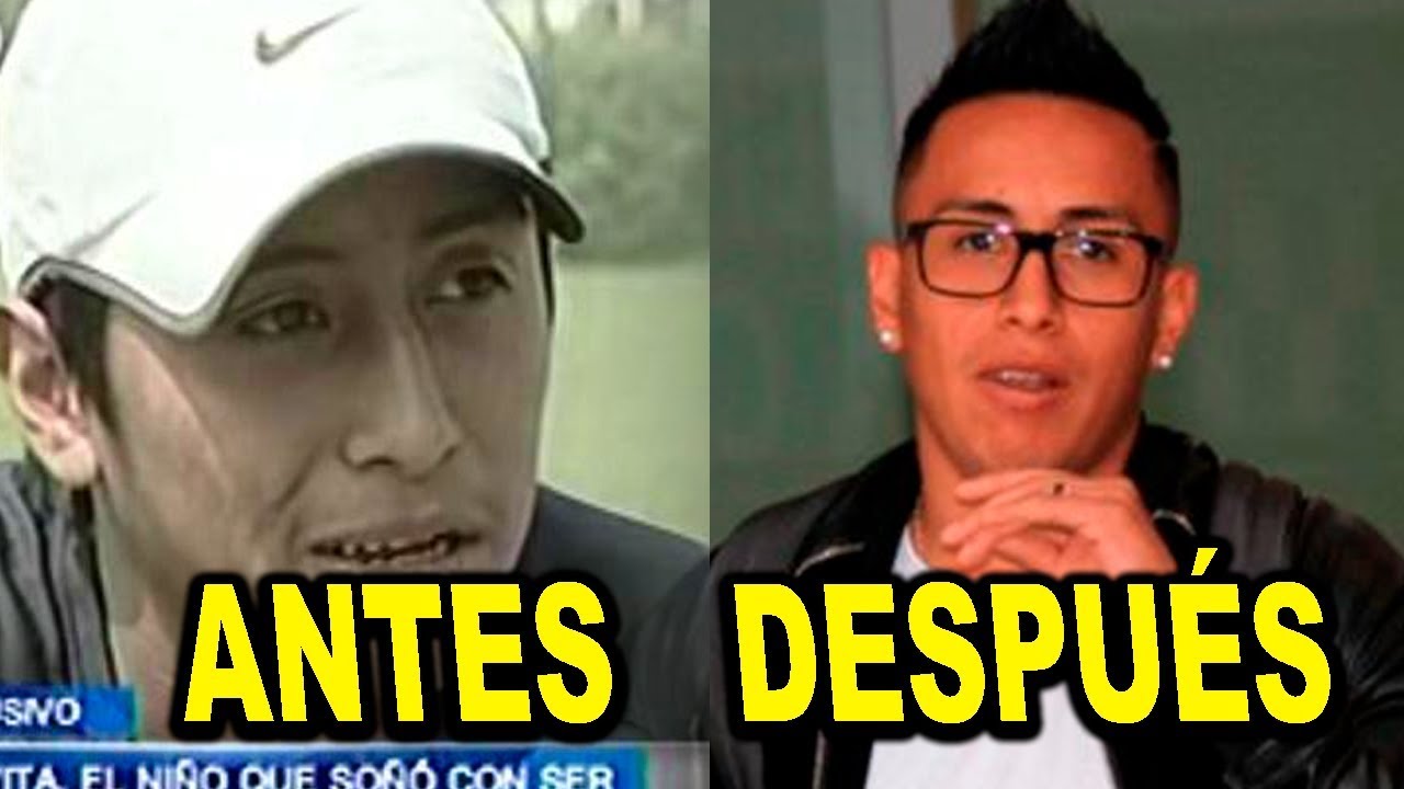 EL ANTES Y DESPUES DE LOS FUTBOLISTAS DE LA SELECCION PERUANA