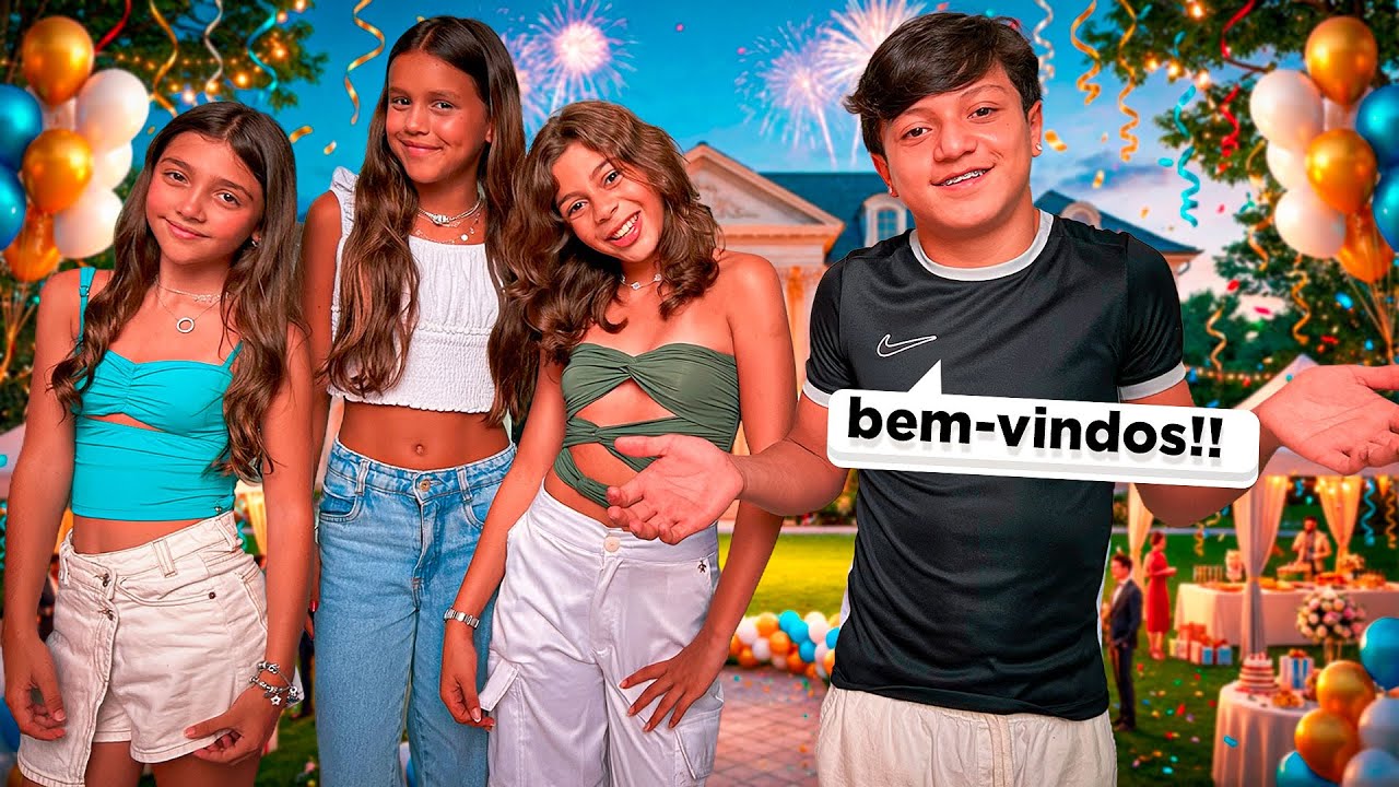 O RAPHA FEZ UMA FESTA NA MANSÃO SCRIBEL SEM OS GÊMEOS ANTÔNIO E JP 😱 SÓ COM AS MENINAS