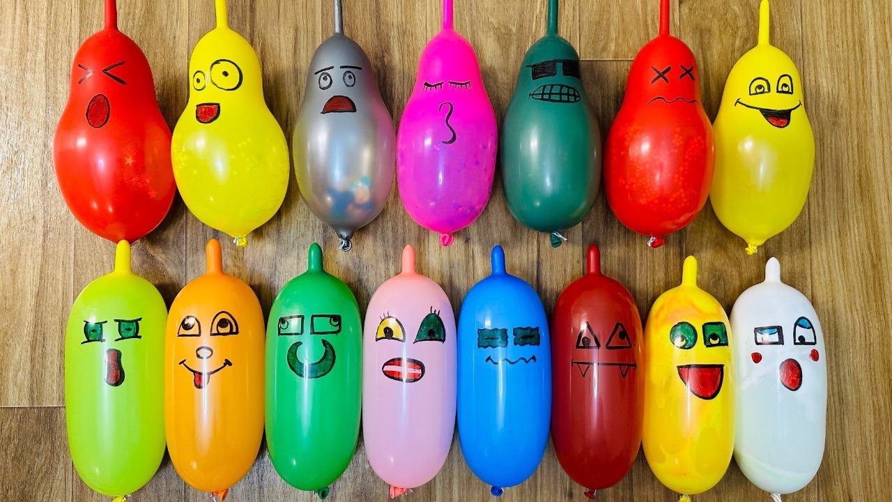 Making Slime with Funny Balloons - Satisfying ASMR Slime video 122