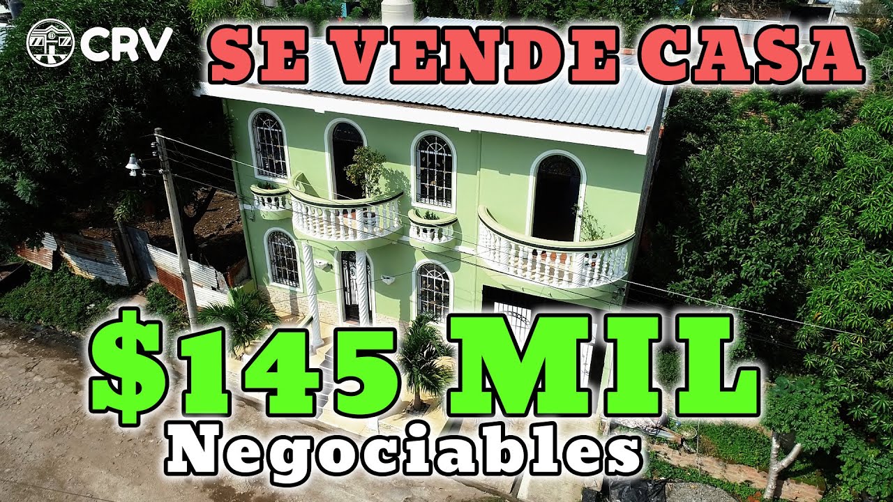 Se vende casa en San Vicente video en drone | CRV EL SALVADOR