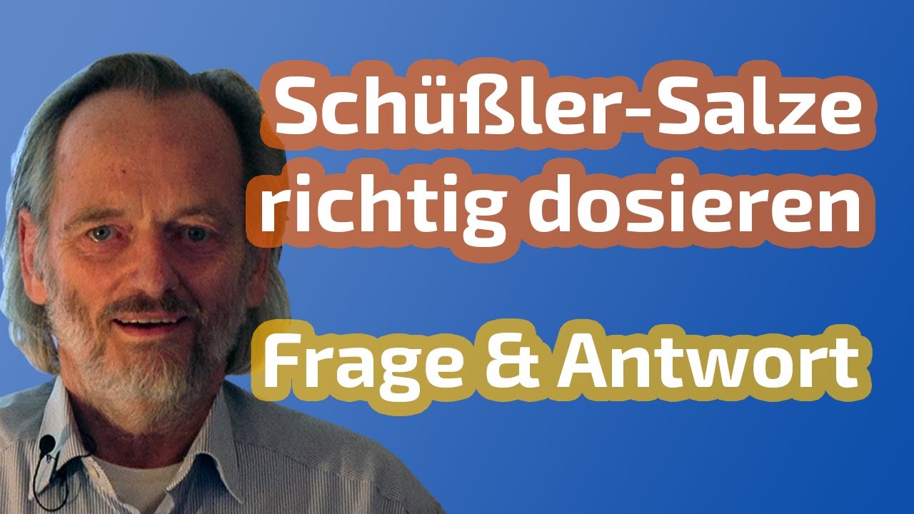 Frage & Antwort: Wie werden Schüßler-Salze richtig dosiert?