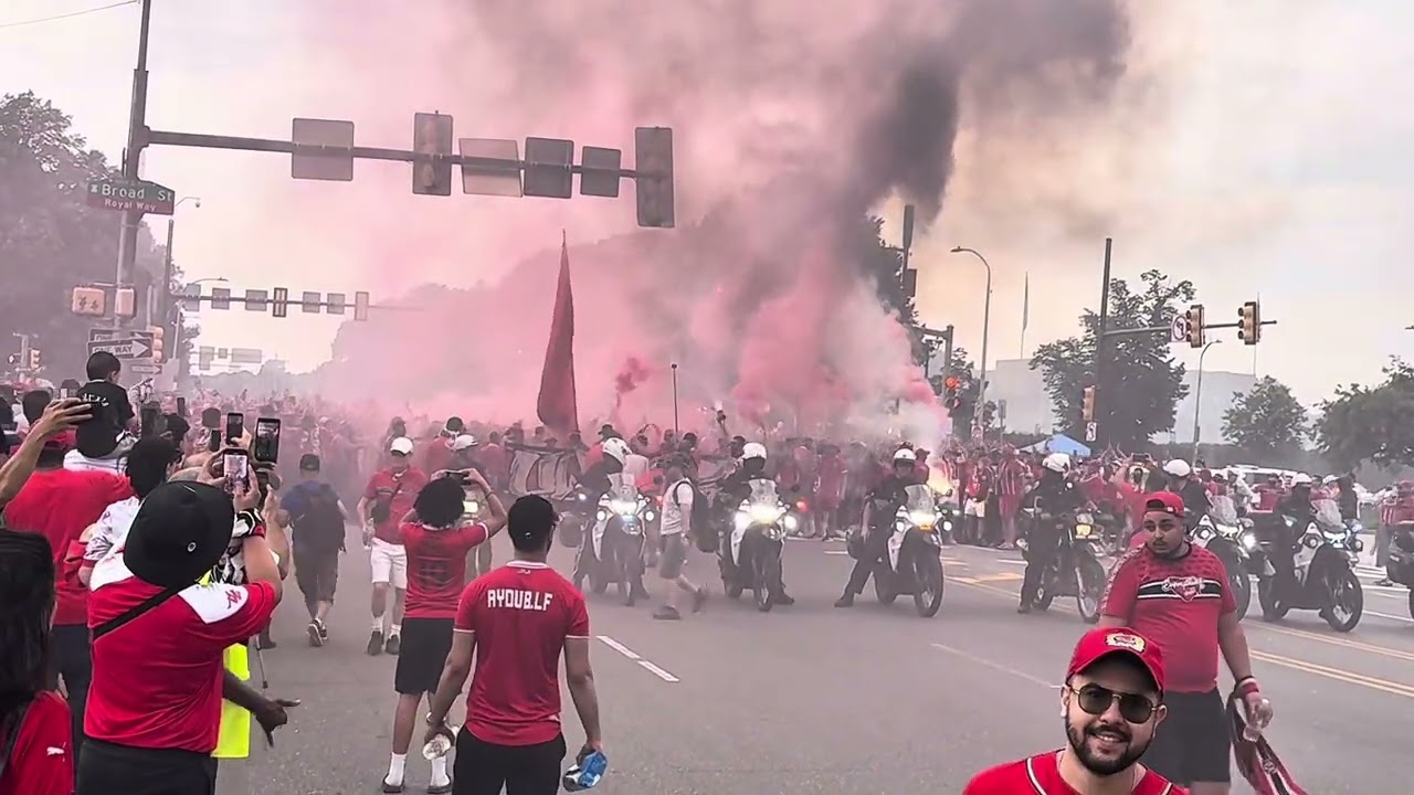 احتفالات جمهور الوداد البيضاوي ضد جوفينتوس الإيطالي بأمريكا 🇺🇸 Wydad Ac Vs JuventuFc