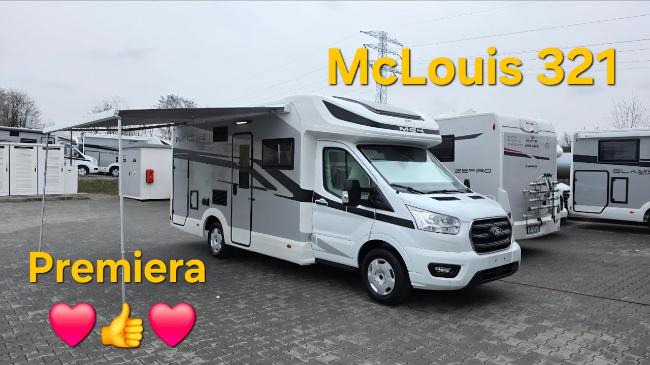 PREMIERA ❤️ Kamper - McLouis Mc4 321 😀👍❤️ Pierwszy w Polsce - Ciekawy układ wnętrza 😉