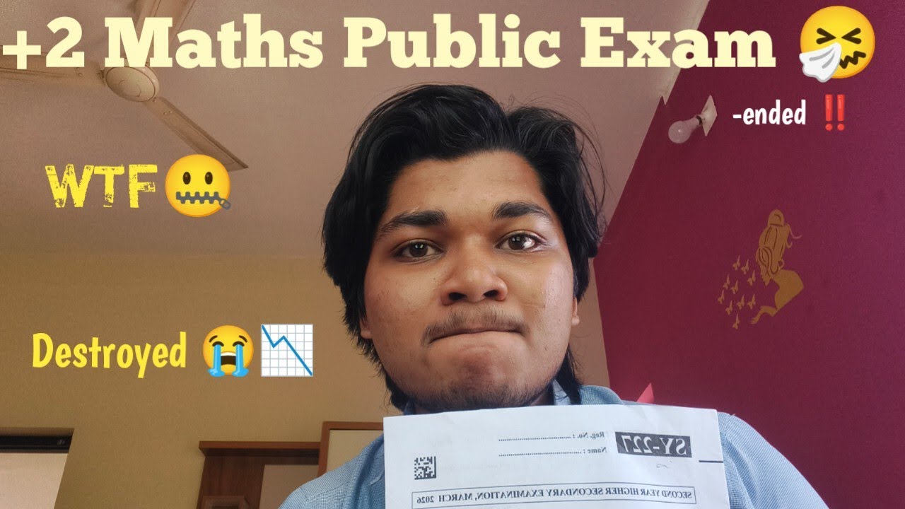 Maths Exam 🤧📉 WTF Destroyed 😭😭 #mathsexamreview #plustwomathsexam #examreview #mathsexam #plustwo