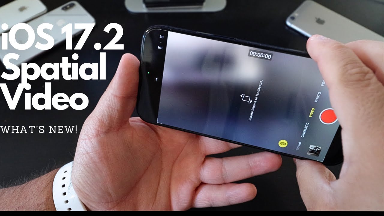 iOS 17.2 Vision Video for vision pro headset