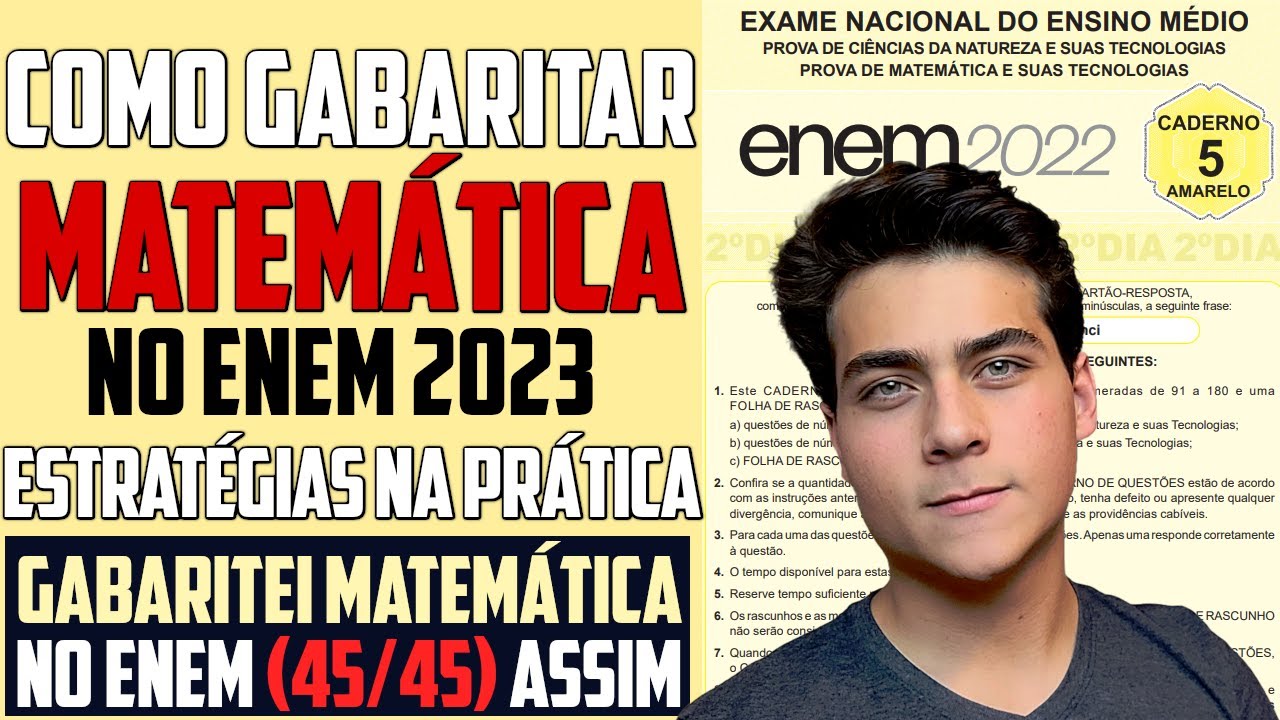 Como GABARITAR MATEMÁTICA do Enem na PRÁTICA
