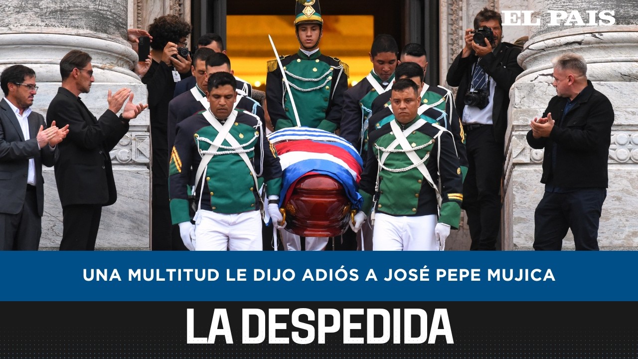 La despedida final a José Mujica: una multitud le dijo adiós al líder de izquierda