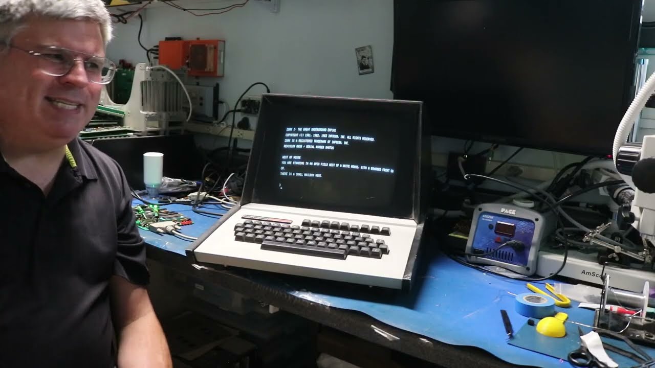 Zork Z-Machine implemented on an Intel 4004 Microprocessor based Vintage Computer